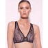 Кружевной бюстгальтер Alles GLOSSY IRIS M BRALETTE black/pink, Цвет: черный, Размеры: 70C, изображение 3