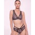 Кружевной бюстгальтер Alles GLOSSY IRIS M BRALETTE black/pink, Цвет: черный, Размеры: 70C, изображение 5