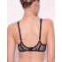 Кружевной бюстгальтер Alles GLOSSY IRIS M BRALETTE black/pink, Цвет: черный, Размеры: 70C, изображение 2