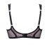 Кружевной бюстгальтер Alles GLOSSY IRIS M BRALETTE black/pink, Цвет: черный, Размеры: 70C, изображение 9