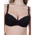 Бюстгальтер балконет пуш-ап Sermija 148-12-L чёрный, Цвет: чёрный, Размеры: 90C