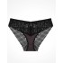 Кружевные трусики бразилиана Esotiq INNOCENT 40904 черный, Цвет: черный+серый, Размеры: S, изображение 5