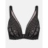 Мягкий кружевной бюстгальтер Esotiq INNOCENT 41184 черный, Цвет: черный+серый, Размеры: 70E, изображение 7