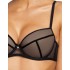 Бюстгальтер балконет пуш-ап MAT AGGIE Czarny M-0193-11-1, Цвет: черный, Размеры: 75D, изображение 4