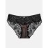 Кружевные трусики Esotiq ILUSION 41033 черный+графит, Цвет: черный+графит, Размеры: S, изображение 5