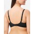 Бюстгальтер балконет тюльпан Milavitsa 124950 черный с нюдом, Цвет: черный с нюдом, Размеры: 90C, изображение 2