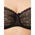 Мягкий кружевной бюстгальтер Milavitsa 129000 черный с нюдом, Цвет: черный с нюдом, Размеры: 70G, изображение 5