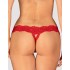 Трусики с доступом Obsessive AMOR CHERRIS THONG CROTCHLESS, Цвет: красный, Размеры: L/XL, изображение 2
