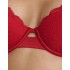Бюстгальтер пуш-ап из атласа и кружева Esotiq ISABELLE 41021 красный, Цвет: красный, Размеры: 65F, изображение 4