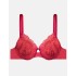 Бюстгальтер пуш-ап из атласа и кружева Esotiq ISABELLE 41021 красный, Цвет: красный, Размеры: 65F, изображение 8