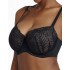 Атласный бюстгальтер с кружевом Esotiq ISABELLE 41022 черный, Цвет: черный+графит, Размеры: 70J, изображение 3