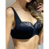 Бюстгальтер полумягкий Albina L NEW GRACE 8090 черный/серебро, Цвет: черный/серебро, Размеры: 80D