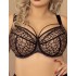 Мягкий бюстгальтер для большой груди Kris Line PANTHER soft full cup, Цвет: черный+бежевый, Размеры: 70N