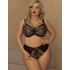 Мягкий бюстгальтер для большой груди Kris Line PANTHER soft full cup, Цвет: черный+бежевый, Размеры: 70N, изображение 5