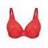 Кружевной бюстгальтер на косточках Mefemi DESIRE M bralette красный, Цвет: красный, Размеры: 70E, изображение 5