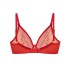 Кружевной бюстгальтер на косточках Mefemi DESIRE M bralette красный, Цвет: красный, Размеры: 70E, изображение 6