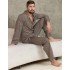 Мужская пижама Mia-Amore DONNA 5134, Цвет: коричневый, Размеры: 4XL