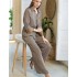 Пижама комплект жакет+брюки Mia-Amore DONNA 5136, Цвет: коричневый, Размеры: 3XL
