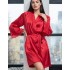 Атласный халат-кимоно Mia-Amore MARY 7433 красный, Цвет: красный, Размеры: 2XL/3XL
