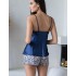 Атласная пижама с шортами Mia-Mella VISANTIA 9332, Цвет: темно-синий, Размеры: M, изображение 2 Атласная пижама с шортами Mia-Mella VISANTIA 9332, Цвет: темно-синий, Размеры: M, изображение 2