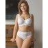 Бюстгальтер для кормления хлопковый Valmira 1132/C белый с серым, Цвет: белый с серым, Размеры: 80H, изображение 7