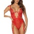 Красное боди с кружевом Kinga YOLIE 1092-B, Цвет: красный, Размеры: 85B