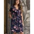 Платье домашнее Mia-Amore NIGHT GARDEN 5145, Цвет: темно-синий, Размеры: S/M