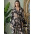 Пижама из тканой вискозы Mia-Amore RENE 5116, Цвет: цветы на черном, Размеры: XL, изображение 3