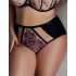 Трусы высокие Kris Line TOUCH briefs high waist, Цвет: черный+бежевый, Размеры: M