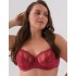 Бюстгальтер полумягкий с вышивкой Valmira 1109 сангрия, Цвет: сангрия с вышивкой, Размеры: 85C, изображение 3