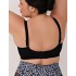 Бюстгальтер полумягкий Valmira 1109-1109/B черный с синим, Цвет: черный с синим, Размеры: 85H, изображение 2
