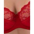 Бюстгальтер полумягкий с вышивкой Valmira 1109-1109/B красный с фуксией, Цвет: красный с фуксией, Размеры: 80G, изображение 5