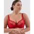 Бюстгальтер полумягкий с вышивкой Valmira 1109-1109/B красный с фуксией, Цвет: красный с фуксией, Размеры: 80G, изображение 3