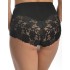 Высокие трусы с кружевом Valmira 2922 черный, Цвет: черный, Размеры: M, изображение 2