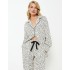 Пижама женская с брюками Aruelle BETHANY, Цвет: молочный/черный, Размеры: S