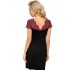 Сорочка с кружевом Donna CANDY nightdress, Цвет: черный, Размеры: S, изображение 2