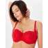 Бюстгальтер балконет Elli 7055 красный, Цвет: красный, Размеры: 85F, изображение 4 Бюстгальтер балконет Elli 7055 красный, Цвет: красный, Размеры: 85F, изображение 4
