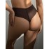 Завышенные трусики стринги Kris Line BROWNIE stringi high waist, Цвет: шоколадный, Размеры: L, изображение 2