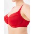 Бюстгальтер-минимайзер мягкий Milavitsa 107630 рубин/нюд, Цвет: рубин/нюд, Размеры: 90G, изображение 3