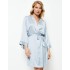 Халат с широкими рукавами Aruelle ISLA, Цвет: голубой, Размеры: XS