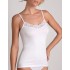 Майка хлопковая на тонких бретелях Cotonella GD135 L_ALTRA bianco, Цвет: bianco (белый), Размеры: M