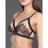 Бюстгальтер бралетт без каркасов Gracija-Rim CECILE 11612, Цвет: черный/кофе с молоком, Размеры: 70D, изображение 3
