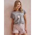 Хлопковая пижама с шортами Taro FRANKIE 3126-01, Цвет: серый, Размеры: S, изображение 2