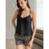 Атласная пижама с шортами Mia-Amore MISTY 7262 черный, Цвет: черный, Размеры: S, изображение 3