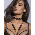 Декоративный чокер Novika LEAH BLACK choker, Цвет: черный, Размеры: UN