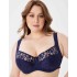 Бюстгальтер полумягкий с подкроем Lina A 6018 темно-синий, Цвет: темно-синий, Размеры: 75D, изображение 5