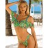 Раздельный купальник Aquarilla 508 ESPANIOLA multicolor, Цвет: зеленый, Размеры: 75D