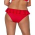 Плавки бразилиана с оборкой Ava SF181/11 Barbados, Цвет: красный, Размеры: 2XL, изображение 2