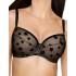 Бюстгальтер балконет Gorteks ASTRA B4 U, Цвет: черный, Размеры: 95E