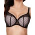 Бюстгальтер балконет Gorteks CIAO B4 U, Цвет: черный/розовый, Размеры: 75B